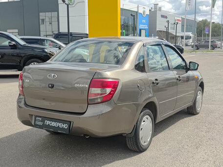 2015 Lada (ВАЗ) Granta I, коричневый, 355000 рублей, вид 5