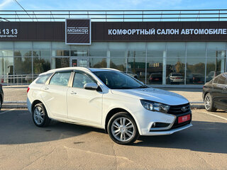 2018 Lada (ВАЗ) Vesta SW I, белый, 1045000 рублей, вид 3