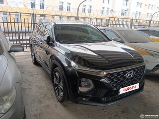 2020 Hyundai Santa Fe IV, чёрный, 2780000 рублей, вид 2