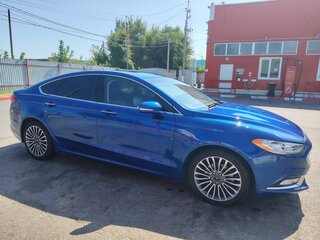 2016 Ford Fusion (North America) II Рестайлинг, синий, 1200000 рублей, вид 5