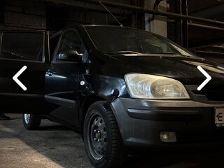 2004 Hyundai Getz I, чёрный, 430000 рублей, вид 1