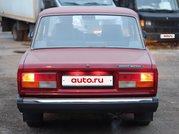 1997 Lada (ВАЗ) 2107, красный, 500000 рублей - вид 4