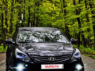 2016 Hyundai Solaris I Рестайлинг, чёрный, 1000000 рублей, вид 3