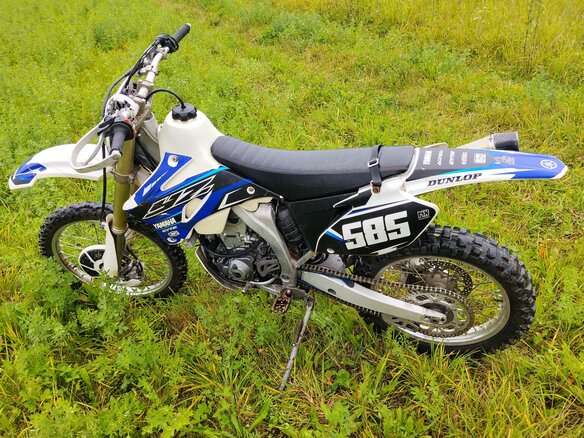 2006 Yamaha YZ450F, белый, 250000 рублей - вид 7