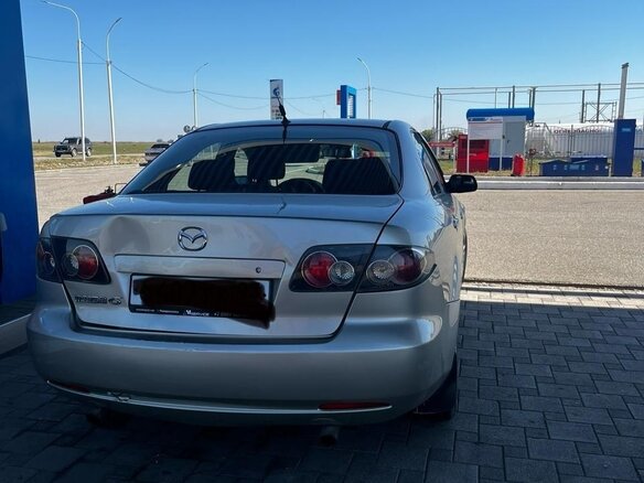 2007 Mazda 6 I (GG) Рестайлинг, серебристый, 450000 рублей - вид 6