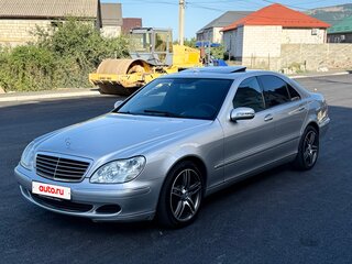 2004 Mercedes-Benz S-Класс 350 IV (W220) Рестайлинг, серебристый, 1150000 рублей, вид 1