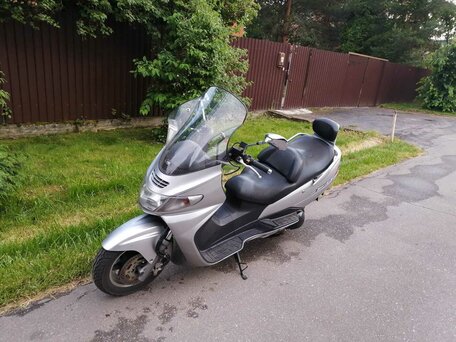 2002 Suzuki Burgman (SkyWave) 400, серебристый, 220000 рублей, вид 3