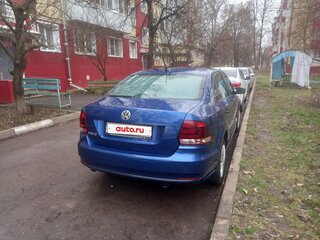 2019 Volkswagen Polo V Рестайлинг, синий, 1300000 рублей, вид 3