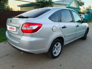 2015 Lada (ВАЗ) Granta I, серебристый, 335000 рублей, вид 4