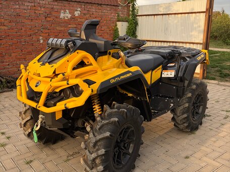 2021 BRP Can-Am Outlander X MR 1000R, жёлтый, 1850000 рублей, вид 2