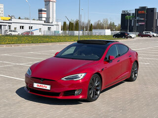 2016 Tesla Model S P100D I Рестайлинг, красный, 2300000 рублей, вид 1