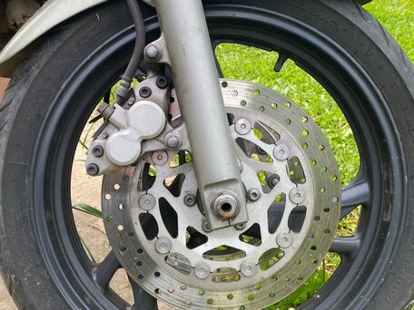 1998 Yamaha TDM850, жёлтый, 250000 рублей, вид 4