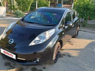 2014 Nissan Leaf I (ZE0/AZE0), чёрный, 1400000 рублей, вид 1