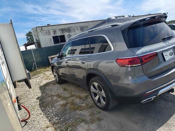 2021 Mercedes-Benz GLS 450 II (X167), серебристый, 7490000 рублей - вид 4