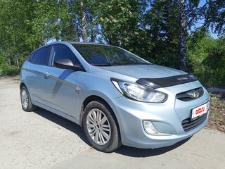 2011 Hyundai Solaris I, голубой, 650000 рублей, вид 4