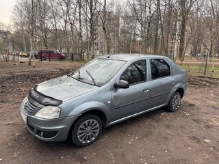 2011 Renault Logan I Рестайлинг, синий, 330000 рублей, вид 4