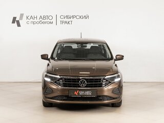 2021 Volkswagen Polo VI, коричневый, 1720000 рублей, вид 2