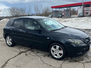 2008 Mazda 3 I (BK) Рестайлинг, чёрный, 480000 рублей, вид 2