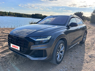 2019 Audi Q8 55 TFSI I (4M), серый, 4450000 рублей, вид 4