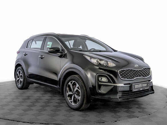 2020 Kia Sportage IV Рестайлинг, чёрный - вид 2