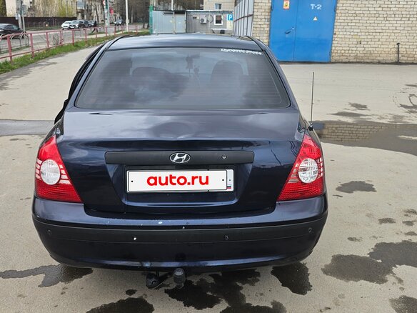 2003 Hyundai Elantra III (XD2) Рестайлинг, синий, 210000 рублей - вид 3