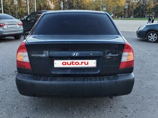 2008 Hyundai Accent ТагАЗ II, чёрный, 280000 рублей, вид 4