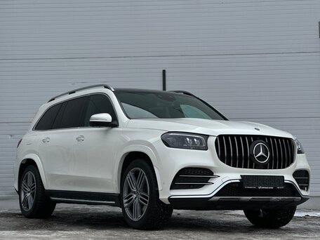 2019 Mercedes-Benz GLS 400 d II (X167), белый, 8350000 рублей, вид 4