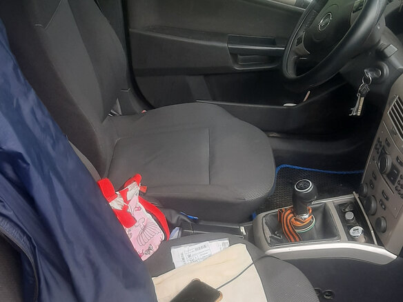 2008 Opel Astra H Рестайлинг, синий, 270000 рублей - вид 6