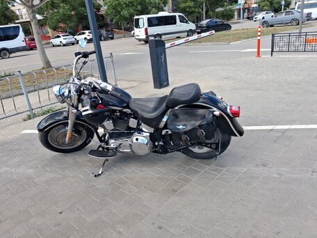 2003 Harley-Davidson Fat Boy, чёрный, 950000 рублей, вид 2