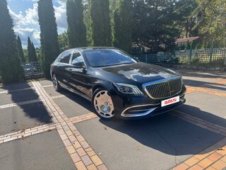 2018 Mercedes-Benz Maybach S-Класс 560 I (X222) Рестайлинг, чёрный, 4950000 рублей, вид 2