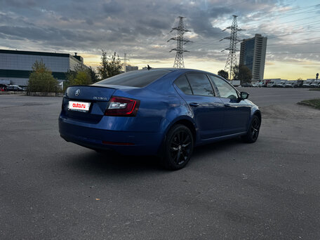 2018 Skoda Octavia III (A7) Рестайлинг, синий, 1999000 рублей, вид 4