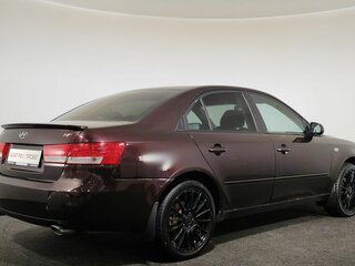 2007 Hyundai Sonata V (NF), фиолетовый, 405000 рублей, вид 5