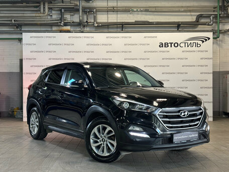 2016 Hyundai Tucson III, чёрный, 1519000 рублей, вид 3