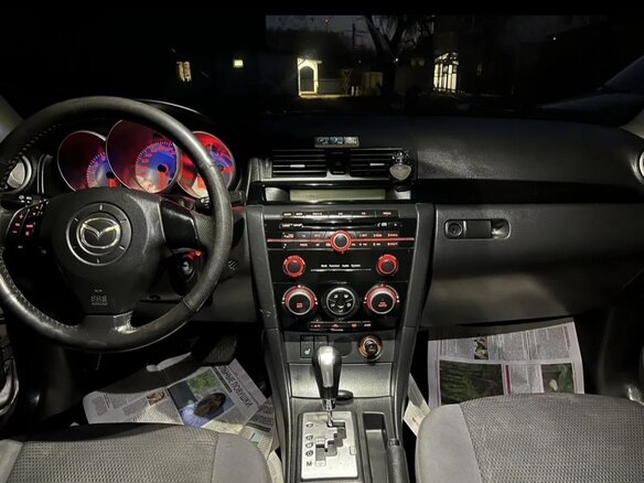 2008 Mazda 3 4-speed I (BK) Рестайлинг, серый, 535000 рублей - вид 4