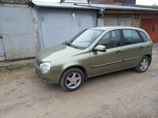 2011 Lada (ВАЗ) Kalina I, зелёный, 405000 рублей, вид 1