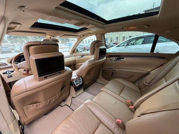 2008 Mercedes-Benz S-Класс 350 Long V (W221), чёрный, 1100000 рублей - вид 9