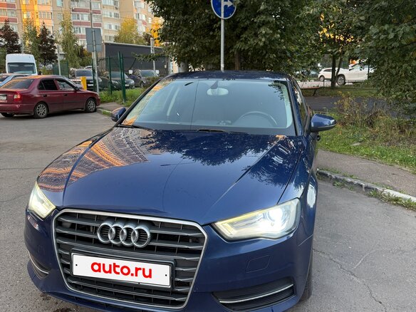 2013 Audi A3 III (8V), синий, 1199000 рублей - вид 1
