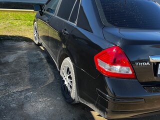 2008 Nissan Tiida I, чёрный, 525000 рублей, вид 4