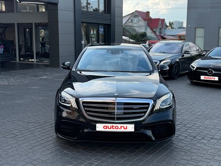 2018 Mercedes-Benz S-Класс AMG 63 AMG Long III (W222, C217) Рестайлинг, чёрный, 6800000 рублей, вид 2