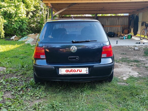 1998 Volkswagen Golf IV, синий, 275000 рублей - вид 2
