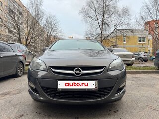 2014 Opel Astra J Рестайлинг, серый, 850000 рублей, вид 1