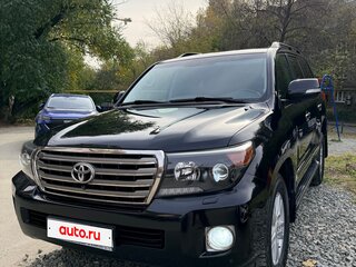 2012 Toyota Land Cruiser 200 Series Рестайлинг 1, чёрный, 4095000 рублей, вид 2