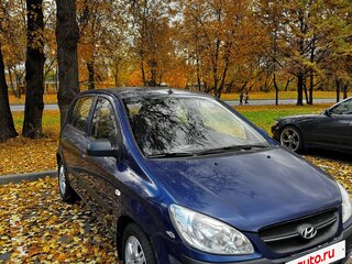 2009 Hyundai Getz I Рестайлинг, синий, 460000 рублей, вид 2
