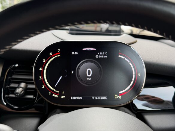 2021 Mini Hatch JCW III (F55/F56) Рестайлинг 2, синий - вид 9