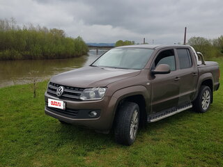 2015 Volkswagen Amarok Double Cab full-time I, коричневый, 2900000 рублей, вид 2