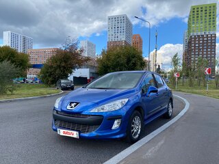2009 Peugeot 308 I, синий, 345000 рублей, вид 1