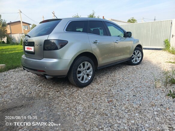 2008 Mazda CX-7 I, серебристый, 820000 рублей - вид 3