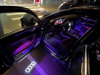 2020 Audi A6 40 TFSI V (C8), синий, 3250000 рублей, вид 4