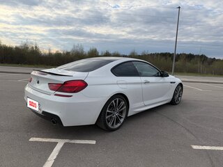 2016 BMW 6 серии 640i xDrive III (F06/F13/F12) Рестайлинг, белый, 3130000 рублей, вид 5
