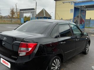 2014 Lada (ВАЗ) Granta I, чёрный, 400000 рублей, вид 3